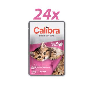 CALIBRA PREMIUM KITTEN PURAN 24X100 G