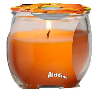 SVEČA V KOZARCU ALADINO CANDELS CITRUS