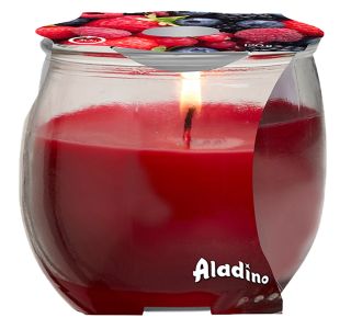 SVEČA V KOZARCU ALADINO CANDELS MIXED BERRIES