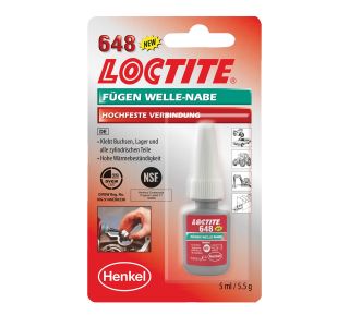 CILINDRIČNO LEPLJENJE HENKEL ACM LOCTITE 648 BC 5ML EN/DE 5 ML