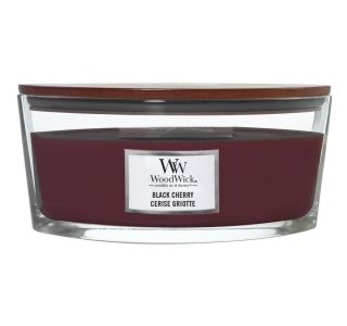 SVEČA V KOZARCU WOODWICK CLASSIC ELIPSE BLACK CHERRY