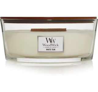DIŠEČA SVEČA WOODWICK CLASSIC ELIPSE WHITE TEAK 76039E