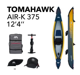 ČOLN AQUA MARINA KAJAK/KANU TOMAHAWK AIR-K 375 ZA 1 OSEBO