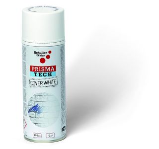 BARVNI SPREJ PRISMA TECH COVER WHITE 400 ML BELA - ZA IZOLACIJO MADEŽEV