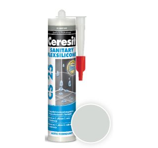 SILIKONSKA TESNILNA MASA HENKEL ACB CERESIT CS 25 04 SILVER 300 ML