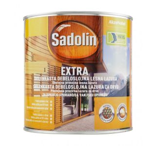 DEBELOSLOJNI PREMAZ SADOLIN EXTRA 1 BREZBARVEN 0.75 L