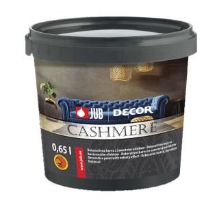 DEKORATIVNA BARVA JUB DECOR CASHMERE 0.65L - Z ŽAMETNIM UČINKOM