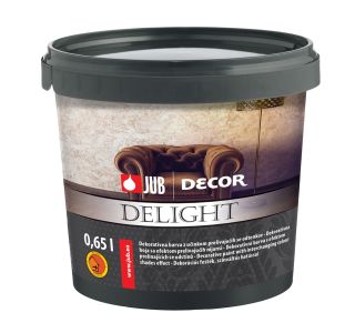 NOTRANJA DEKORATIVNA BARVA JUB DECOR DELIGHT DARK GOLD 0,65L