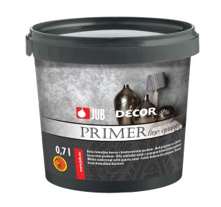 NOTRANJA DEKORATIVNA BARVA JUB DECOR PRIMER JUB BELI 0,75L