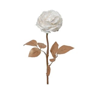 ROŽA 57 CM BELE BARVE