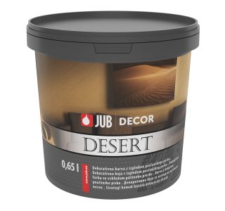 DEKORATIVNA BARVA JUB DECOR DESERT BLACK 0.65 L