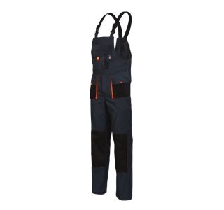 DELOVNE HLAČE KING FARMER ŠT. 2XL TEMNO SIVA - ORANŽNA MEŠANICA