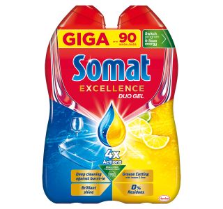 DETERGENT-STROJ.POMIVANJE HENKEL LCH GREASE LEMON GEL 2X810ML