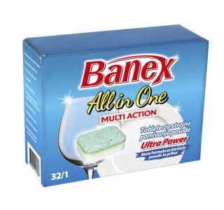 DETERGENT-STROJ.POMIVANJE BANEX MULTI ACTION ALL IN ONE 32 TABLET