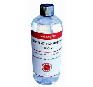 DEZIFEKCIJSKO 1L 70% - RAZKUŽILO ZA ROKE