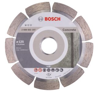 DIAMANTNA REZALNA PLOŠČA BOSCH 125X22.23X1.6X10 MM ZA BETON