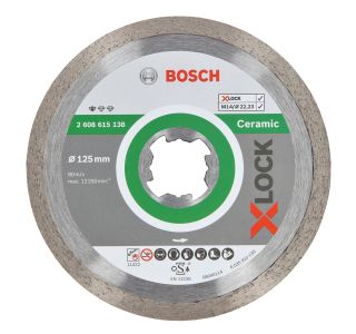 DIAMANTNA REZALNA PLOŠČA X-LOCK STANDARD FOR CERAMIC 125 X 22,23 X 1,6 X 7 MM