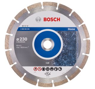 DIAMANTNA REZALNA PLOŠČA BOSCH 230X22.23X2.3X10 MM ZA KAMEN