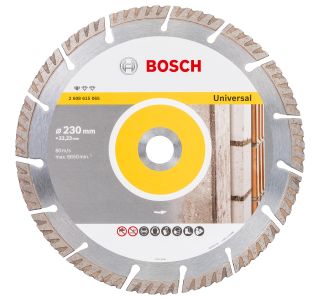 DIAMANTNA REZALNA PLOŠČA BOSCH 230X22.23X2.6X10 MM UNIVERZALNA