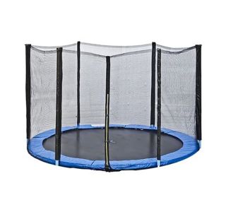 DODATEK ZA TRAMPOLIN ZAŠČITNA MREŽA ZA TRAMPOLIN 244CM 6 PALIC