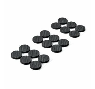 NEDRSEČA BLAZINICA HETTICH DIY,SAMOLEPLJIV FI 28X5 MM MM, ČRN, V ZAVOJU JE 18 KOS