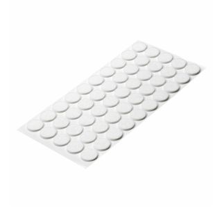 DRSNIK HETTICH DIY,SAMOLEPLJIV  FI 20X2 MM, BEL SINTETIČNI FILC, V ZAVOJU JE 50 KOS