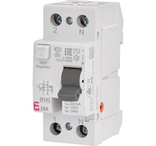 ZAŠČITNO STIKALO FID ETI EFI-P2 AC 25/0.03A 2P FID
