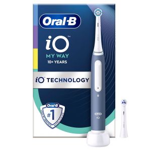 ELEKTRIČNA ZOBNA ŠČETKA ZA NAJSTNIKE ORAL-B IO MY WAY OCEAN BLUE + NASTAVEK ZA ZOBNE APARATE