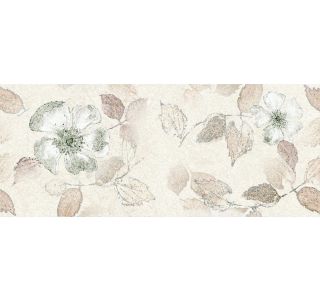 STENSKA PLOŠČICA ESTELA BEIGE DC FLOWER 25X60 DEKOR