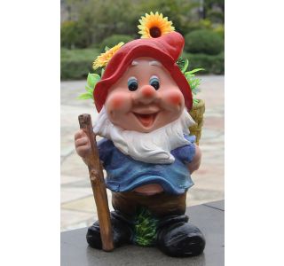 FIGURA, OKRASNA PALČEK S KOŠEM ZA ROŽE