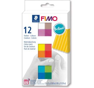 FIMO SOFT SET BRILLIANT 12X25G