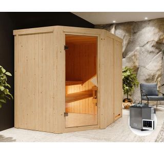 FINSKA SAVNA SIIRIN 3+ 9KW GRELEC BIO KOTNI VHOD