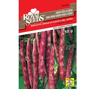 STROČNICA ROYAL SEEDS FIŽOL BORL.FIRE.3 50G