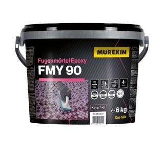 FUGIRNA MASA 2K MUREXIN FMY 90 EPOXY 6KG SREBRNO SIVA