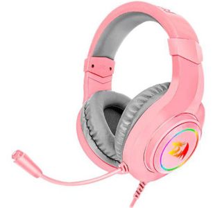 GAMING SLUŠALKE REDRAGON HYLAS H260 RGB ROZA BARVE