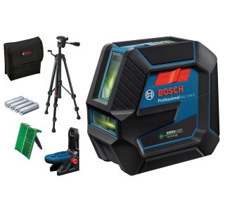 KOMBINIRANI LASER BOSCH GCL 2-50 G Z DRŽALOM RM 10 IN STOJALOM BT 150