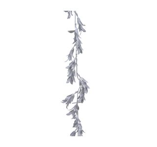 GIRLANDA EVERLANDS Z LISTKI SREBRNE BARVE 180 CM