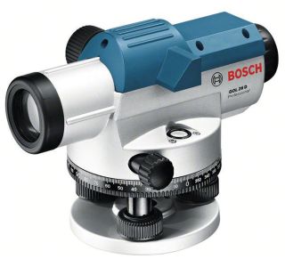 OPTIČNI NIVELIR BOSCH GOL 26 D PROFESSIONAL S STOJALOM BT 160 IN MERILNO LETVIJO GR 500