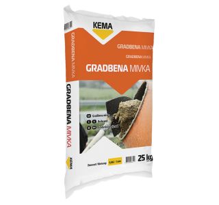 MIVKA KEMA GRADBENA 0.063-1 MM VLAŽNA 25 KG