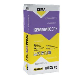 GRADBENO LEPILO KEMA KEMAMIX SPX SIVA 25KG - LEPILO ZA PLINOBETON