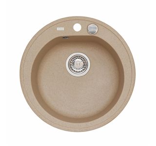 GRANITAL POMIVALNO KORITO ALVEUS NIAGARA 10, G55 BEIGE FI 510 MM