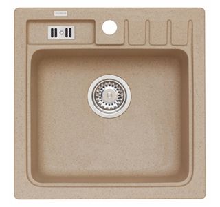 GRANITAL POMIVALNO KORITO ALVEUS NIAGARA 20, G55 BEIGE 465X465 MM