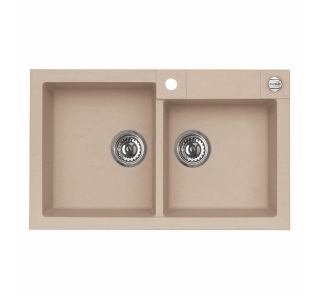 GRANITAL POMIVALNO KORITO ALVEUS ROCK 90, G55 BEIGE 780X480 MM