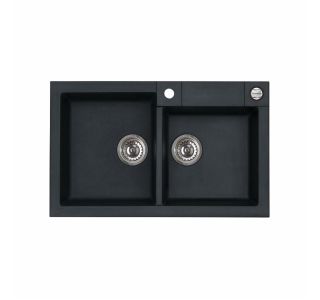 GRANITAL POMIVALNO KORITO ALVEUS ROCK 90, G91 CARBON 780X480 MM