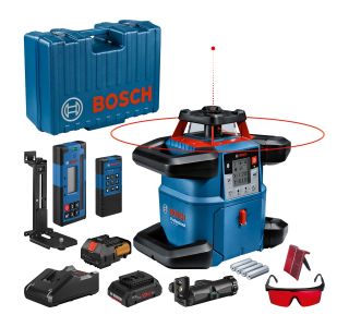 ROTACIJSKI LASER BOSCH GRL 600 CHV PROFESSIONAL Z LASERSKIM SPREJEMNIKOM LR 50 + RB 60 + WM 6