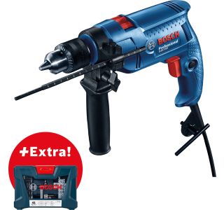 UDARNI VRTALNIK BOSCH PROFESSIONAL GSB 550 +41-DELNI KOMPLET PRIBORA