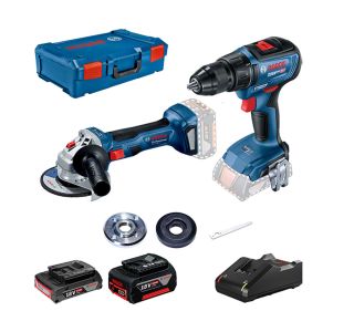AKUMULATORSKI SET BOSCH PROFESSIONAL GWS 180-LI + GSB 18V-50