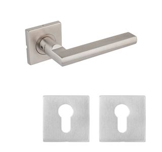 INOX KLJUKA ZA VRATA APECS H-2050 INOX- CILINDER