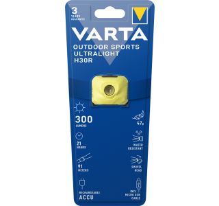 BATERIJSKA SVETILKA VARTA H30R RUMENA