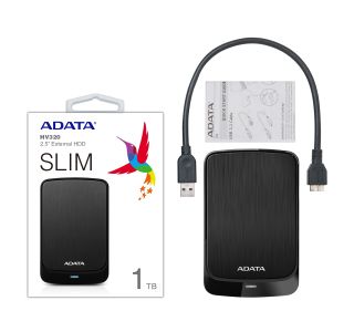 ZUNANJI TRDI DISK ADATA HV320 1TB ČRN